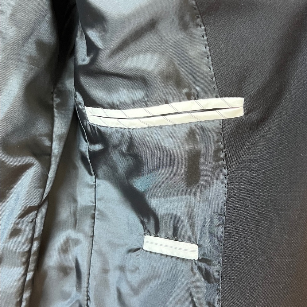 J. Crew Women's Classic Black Suit Jacket Blazer Size 4P - Picture 7 of 8